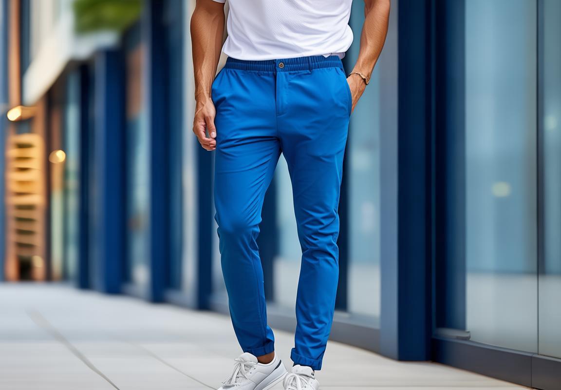 Ofertas UNIQLO Guadalajara: Pantalones Modern Fit Azules para Hombres, Running y Camiseta Técnica