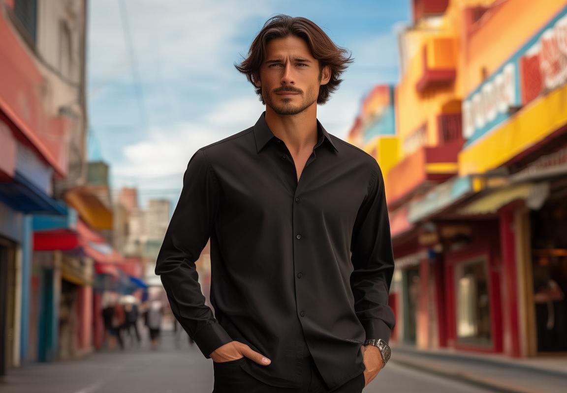 Camisa UNIQLO Casual Negra en Méxicotitlehost,uniqlo,alo,uniqlo guadalajara,Running, Camiseta de Manga Larga