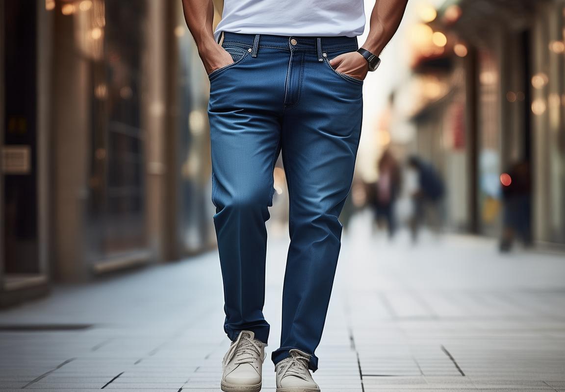 Ofertas UNIQLO Guadalajara: Pantalones Modern Fit Azules para Hombres, Running y Camiseta Técnica