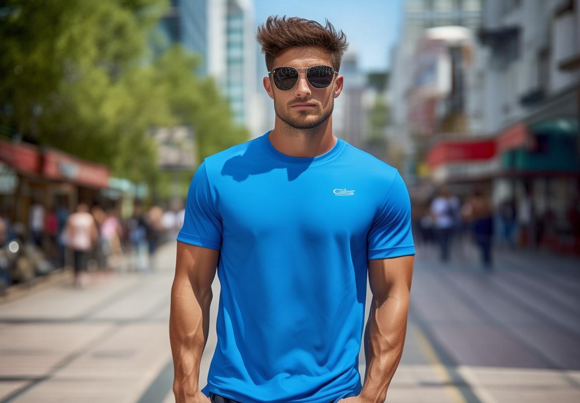 Oferta UNIQLO: Running Alo UNIQLO Uulle - Camisetas Azules Urban Fit a Precio Outlet en Guadalajara
